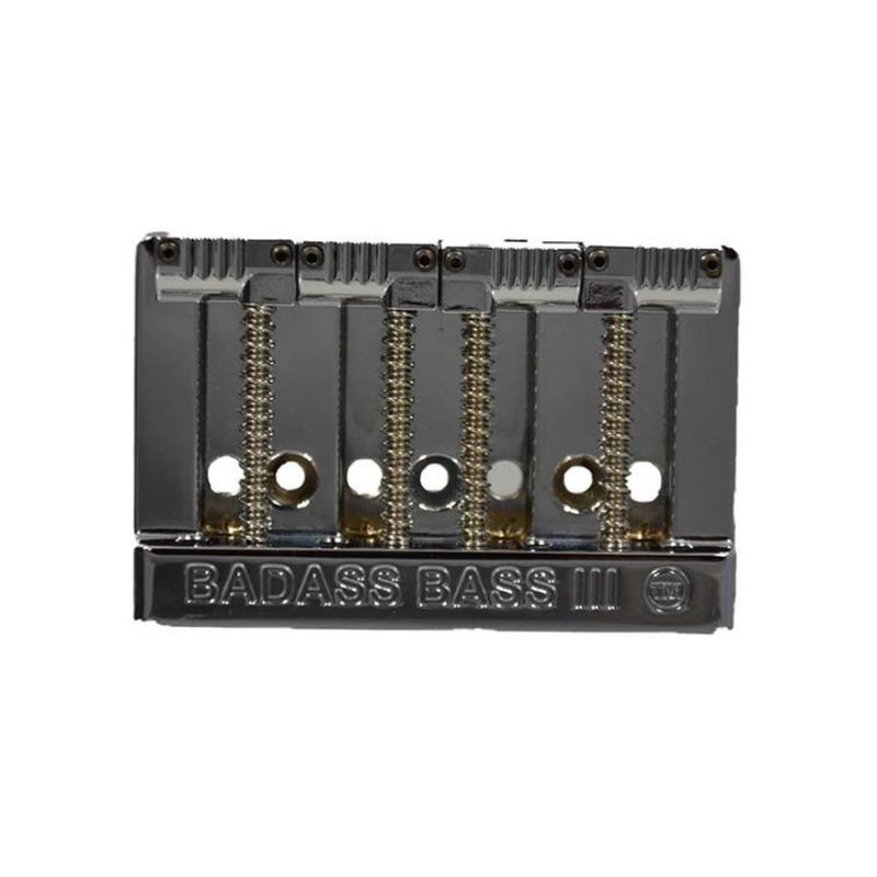 Allparts bass bridge, Leo Quan Badass Bass III, chrome | Tonefactory