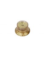 Bell knob SG model, gold with gold cap, tone, for inch type pot shaft