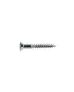 Screw, chrome, 2,4x16mm, 12pcs, oval countersunk, for HB pu ring long