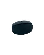 Mechaniekknoppen, zwart plastic, push-on model, 21x13mm, 12-pack