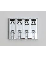 Basbrug 4-snaar massief 3-D brug Chrome