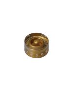 Speed knob (hatbox), transparent gold
