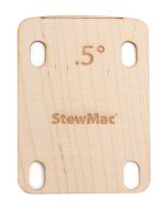 StewMac neck shim 0.50 degree shaped for electric bolt-on neck guitar