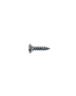Screw, chrome, 3x12mm, 12pcs, oval countersunk, tapping, for pickguard