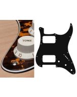 Pickguard Strat, 3 ply, tiger yellow, HH, 3 pot holes, 3-5 switch