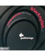 Galli Black Nylon snarenset akoestische basgitaar