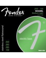 Fender Stainless 9050s string set electric bass stainless steel flatwound medium light 050-065-085-100 