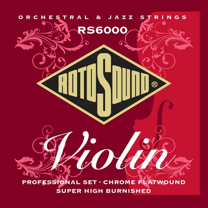 Rotosound Orchestral & Jazz string set violin 4/4 chrome flatwound
