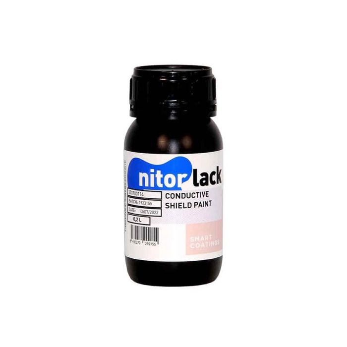 NitorLACK waterbased conductive shielding paint - 200ml bottle
