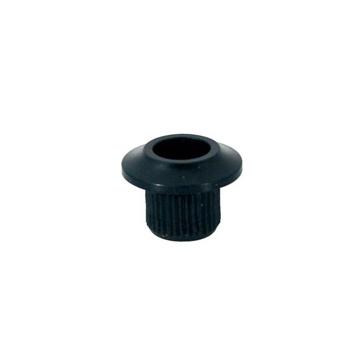 Mechaniekbussen, zwart, 6,3mm diameter, 6-pack