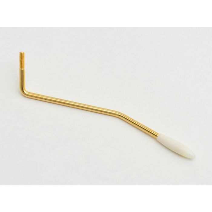 F-style Tremolo handle gold/wit