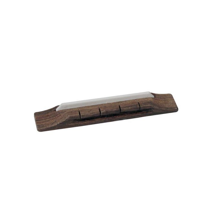 Brug voor ukulele, pallisander, plastic kam