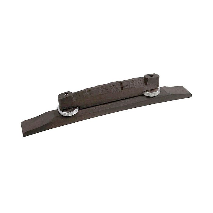GB-0501-0E1 Ebony Nickel Compensated Bridge and Base