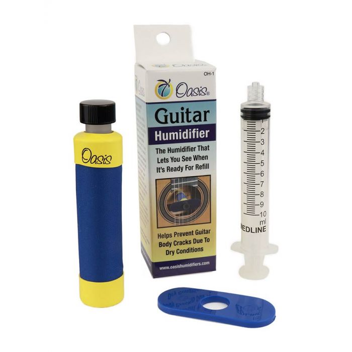 Oasis guitar soundhole humidifier Blue, for normal dryness (25%-40% ) environments