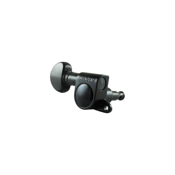 Grover Mini Rotomatics Guitar Machine Head - Black Chrome