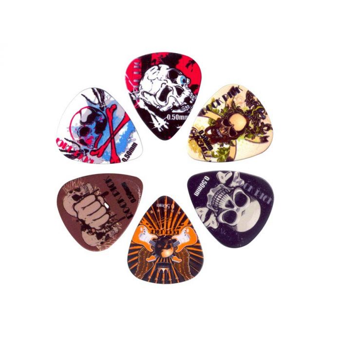 Boston Rock Picks 6-piece pick kit