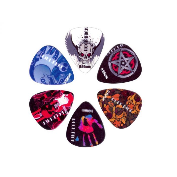 Boston Rock Picks 6-piece pick kit