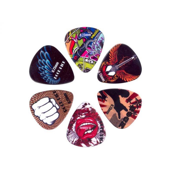 Boston Rock Picks 6-piece pick kit