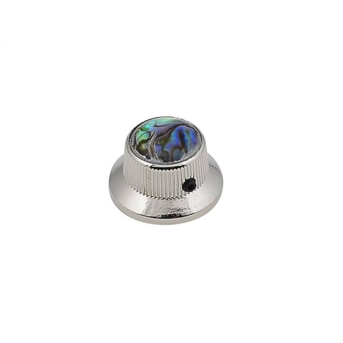Bell knob with abalone inlay