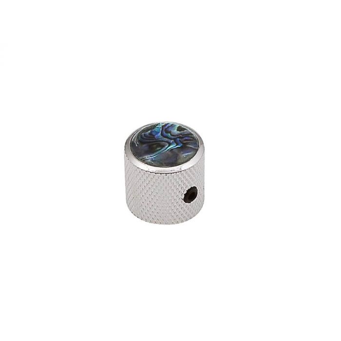 Dome knob with abalone inlay