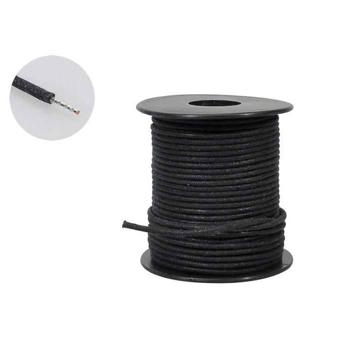 Boston USA made (Gavitt) waxed cotton braided push back wire