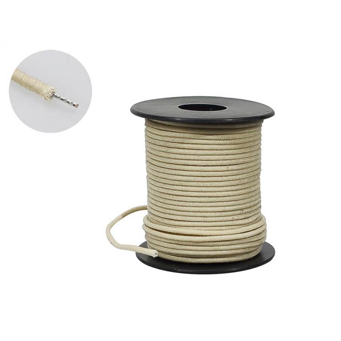 Boston USA made (Gavitt) waxed cotton braided push back wire