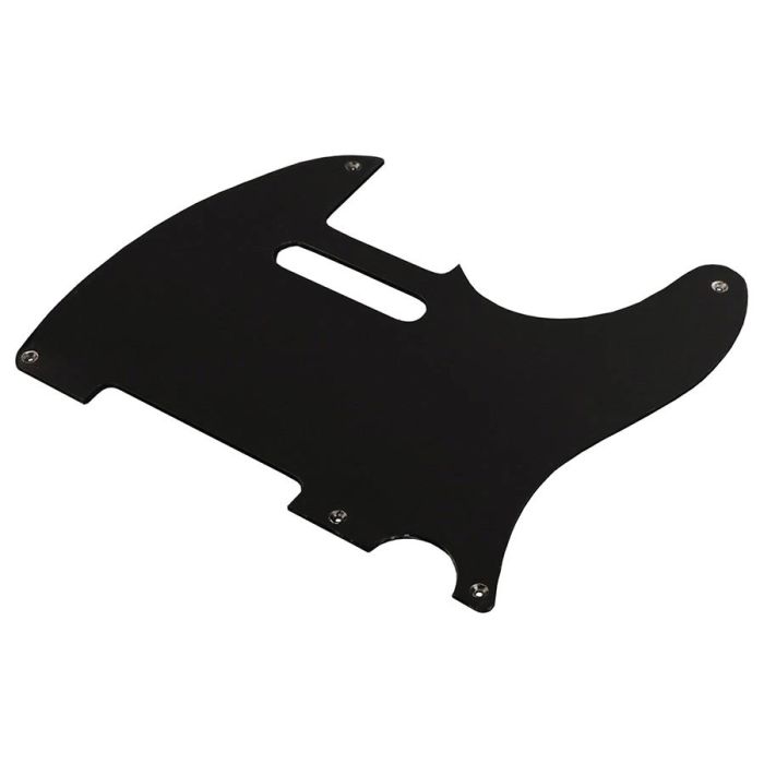 Relic Series pickguard Tele 1 ply, black bakelite relic