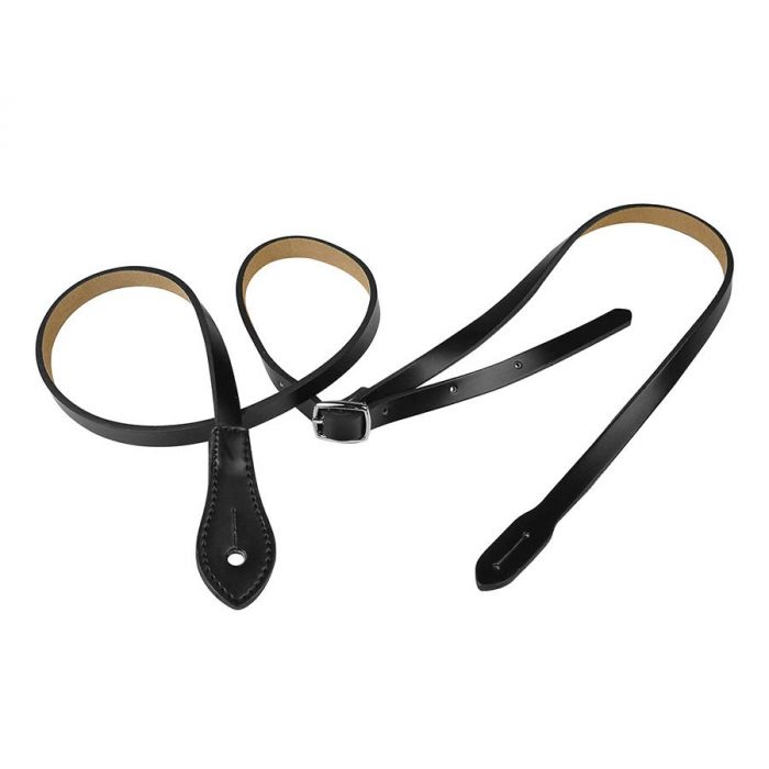 Gaucho Stellar Series carved leather mandolin strap