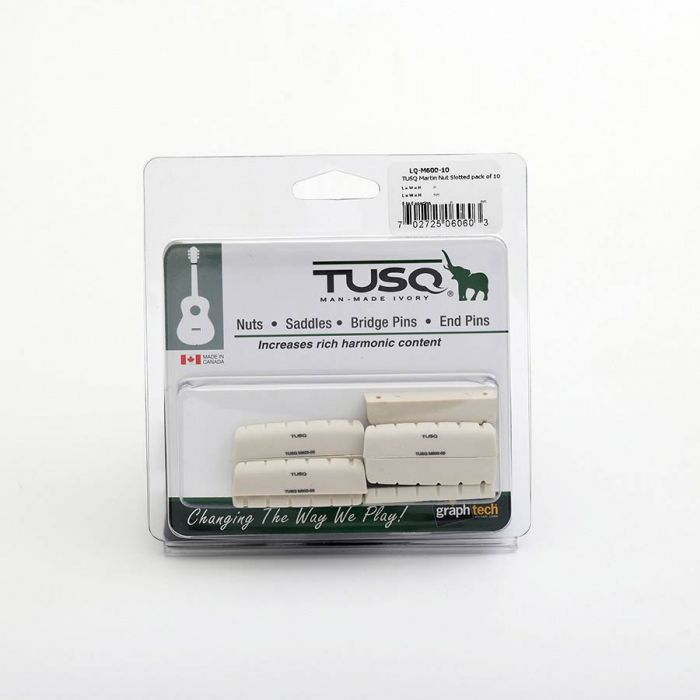 Graphtech TUSQ LQ-M600-10 10-pack acoustic guitar nuts (Martin)