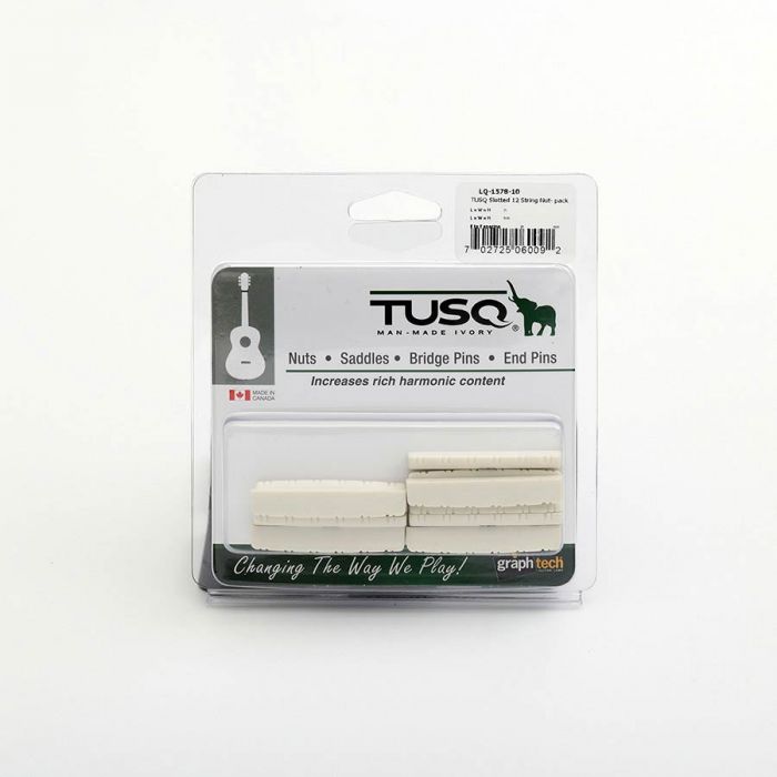 Graphtech TUSQ 10-pack 12-string acoustic guitar nuts