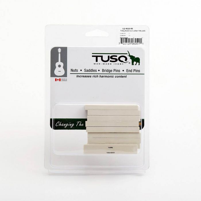 Graphtech TUSQ 10-pack blank nuts 63.50 x 6.35 x 11.10mm