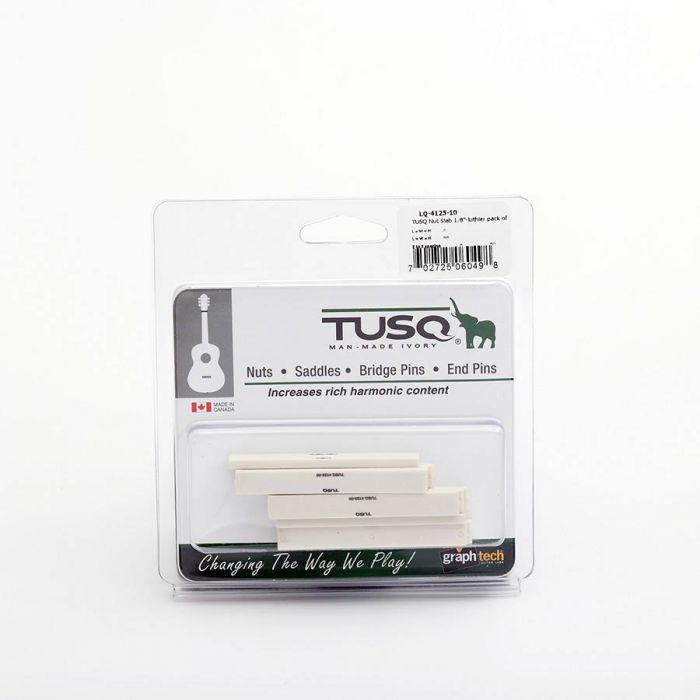 Graphtech TUSQ 10-pack blank nuts 63.50 x 3.17 x 11.10mm