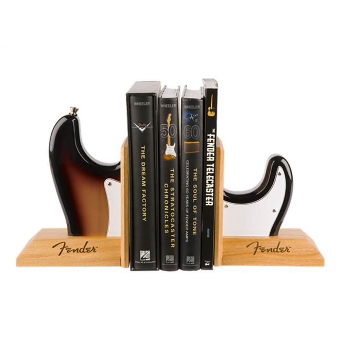 Fender stratocaster body bookends