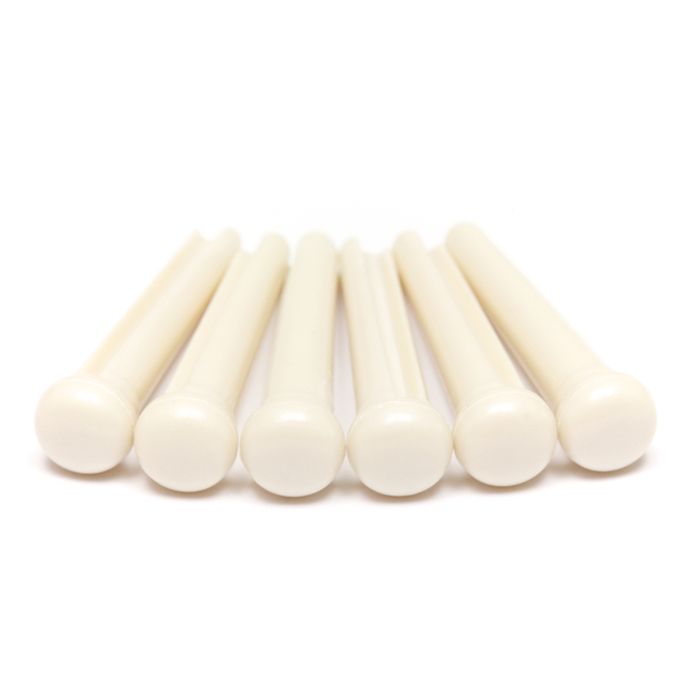 Graph Tech TUSQ PP-1100-01 - Traditional Style Bridge Pins - White