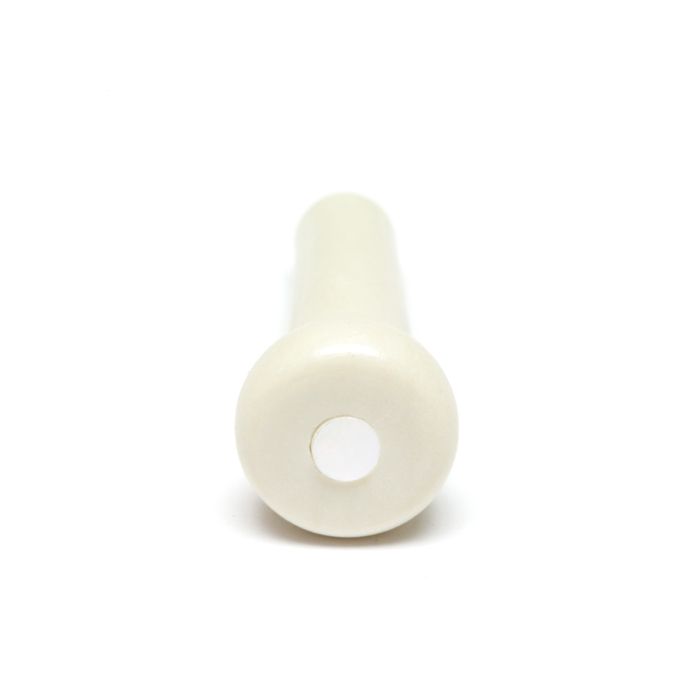 Graph Tech TUSQ PP-7142-00 - End Pin - White - with Mother of Pearl Inlay