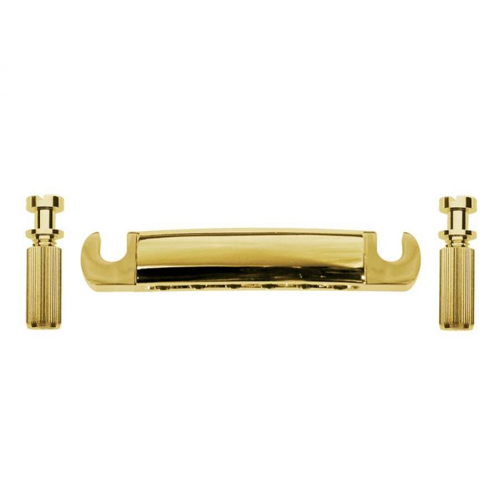 Staartstuk gitaar, LP-model, goud, with studs and anchors