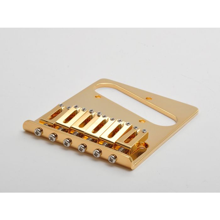 Gotoh Tele brug, Gold, Brass Saddles