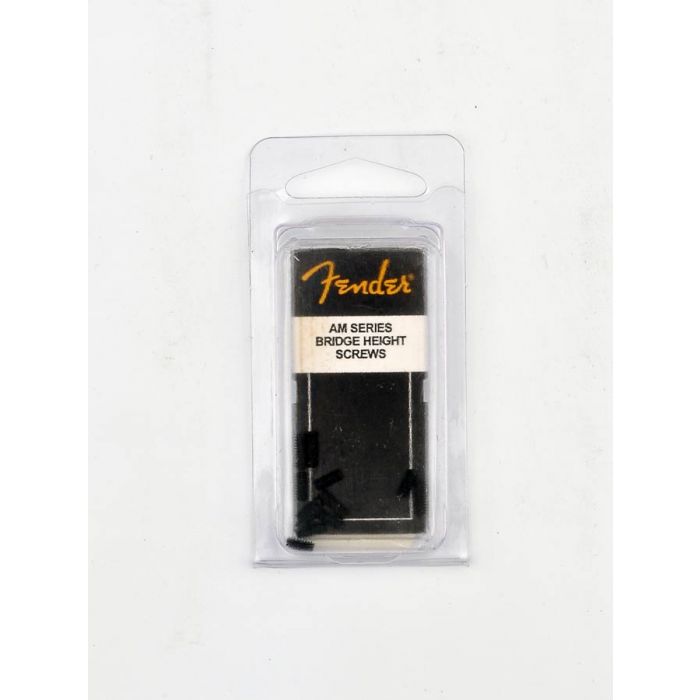 Fender Genuine Replacement Part saddle height screws American Deluxe and American Series guitars '86-'07 black 12 pcs 