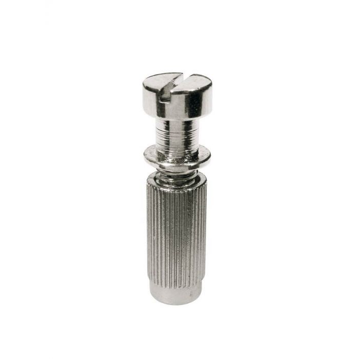 Staartstuk studs, nikkel, 2-pack