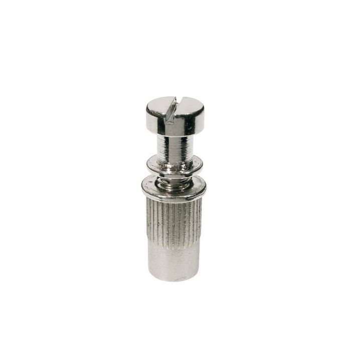 Staartstuk studs, nikkel, 2-pack