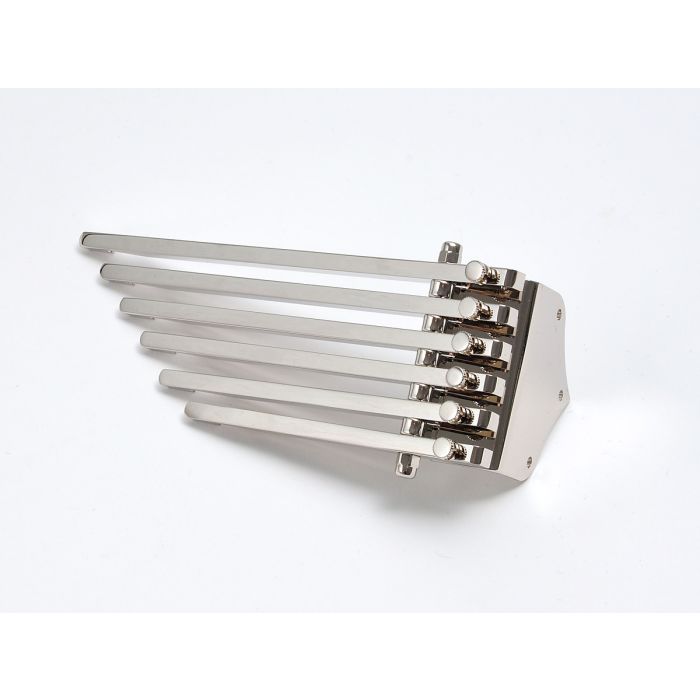 Jazz Tailpiece "6-Finger" Deluxe Nickel