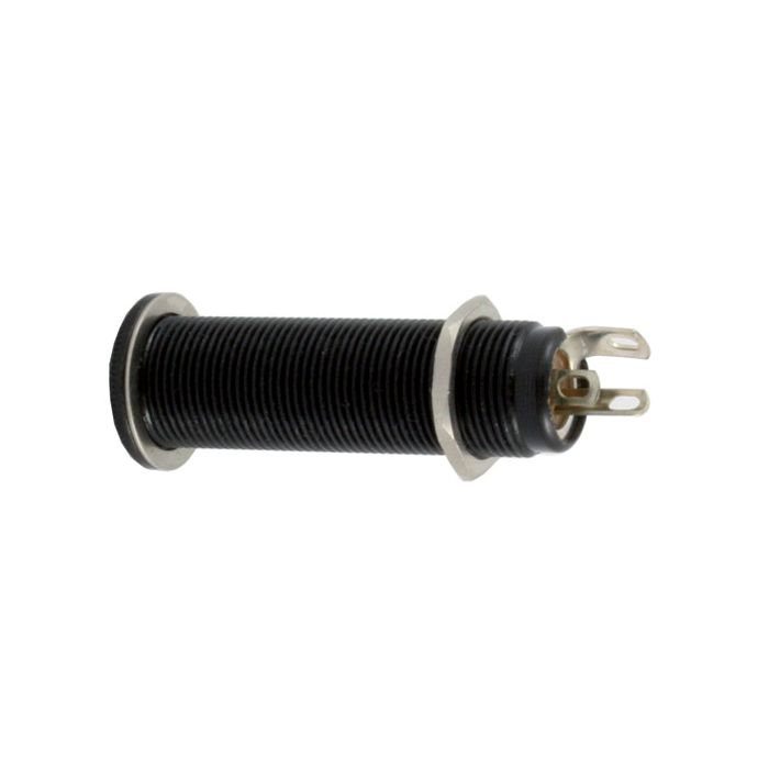 EP-0152-003 Switchcraft Black Stereo Long Threaded Jack