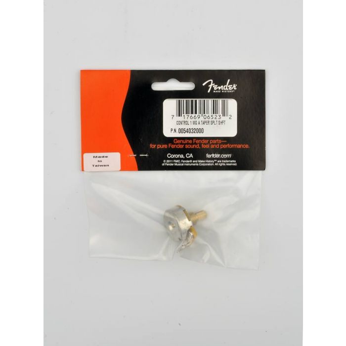 Fender Genuine Replacement Part 1MEG potentiometer .375  length bushing split shaft 