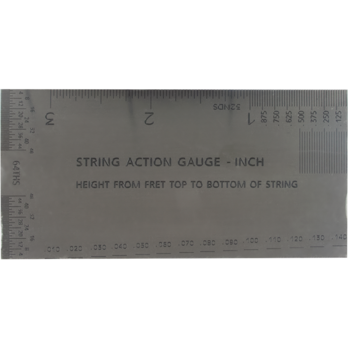 String Action Gauge - Measurement Tool Inches