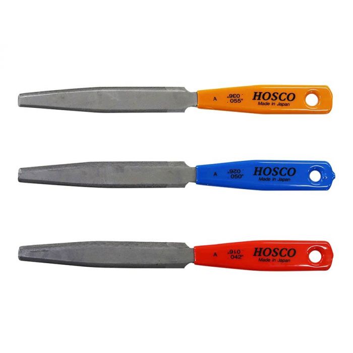 Hosco Japan nut slotting files set of 3 pcs acoustic guitar