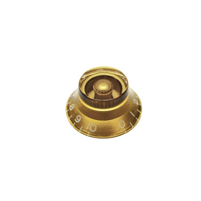 Bell knob, transparent gold