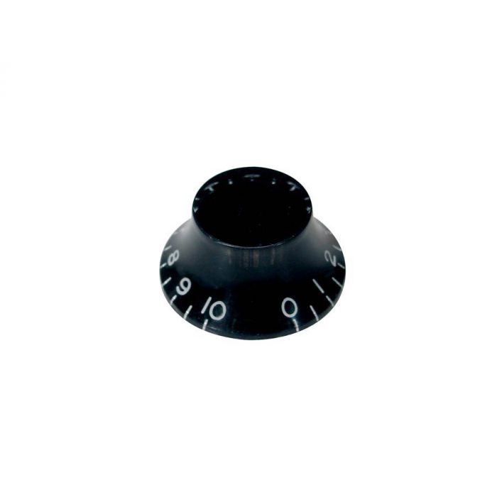 Bell knob, transparent black