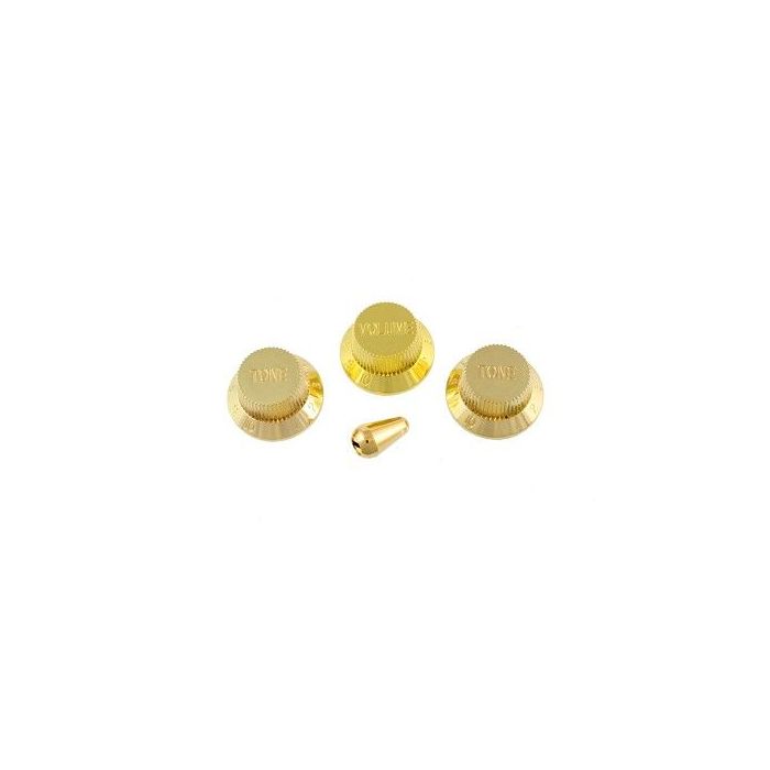 PK-0178-002 Metallic Gold Knob Set for Stratocaster