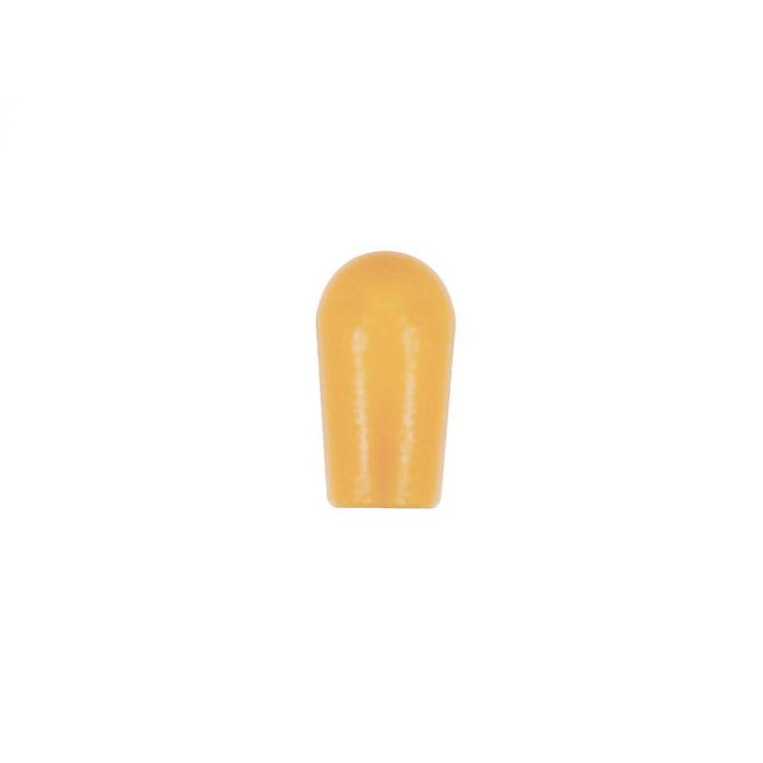 Switch cap LP-style, amber, inch, fits Switchcraft