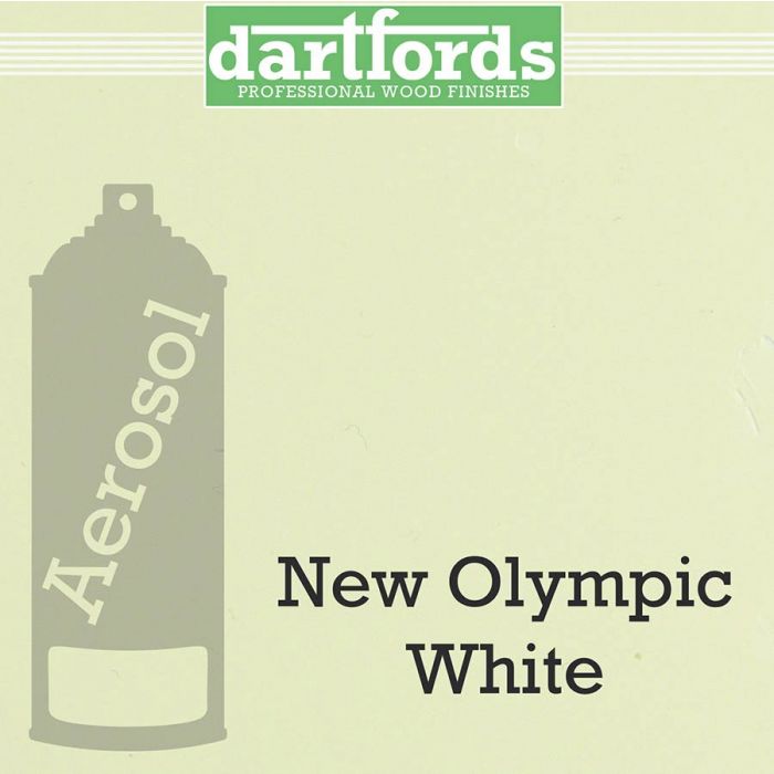 Dartfords Cellulose Paint New Olympic White - 400ml aerosol